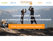 Tablet Screenshot of earthworksinst.org